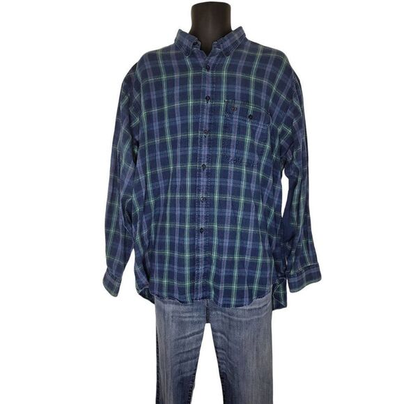 Alexander Julian Button Up Shirt Men‎ Sz XL Colours Vintage Plaid Long Sleeve - Picture 1 of 6